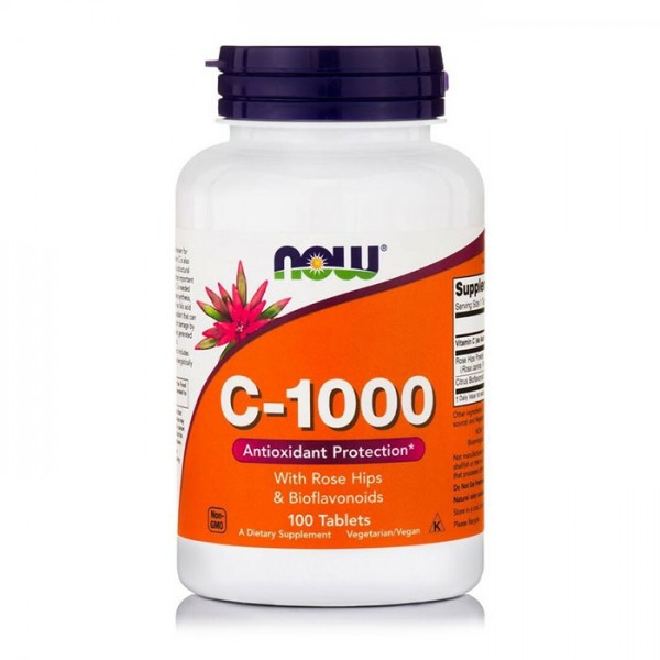 Vitamin C-1000 with rose hips 100 Tabs