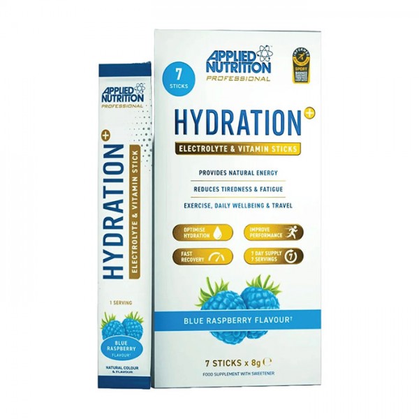 Hydration+ Electrolyte & Vitamin Powder Stick Pack 7x8g